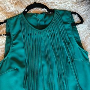 Zara Fringe Dress in Like New Condition